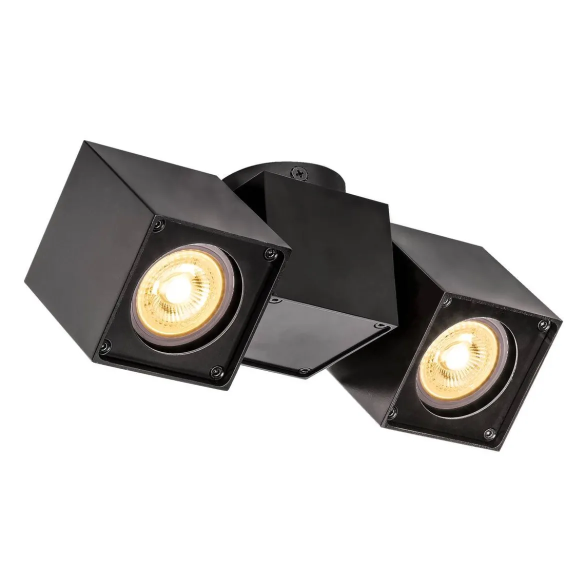 SLV No. 1002215 ALTRA DICE CW Deckenaufbauleuchte double GU10 schwarz