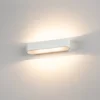 SLV No. 151271 ASSO 300 LED Wandleuchte oval weiss 3000K up and down