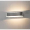 SLV No. 151275 ASSO 300 LED Wandleuchte oval alu gebürstet 3000K up and down