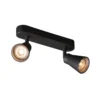 SLV No. 1000889 AVO CW Double Indoor Wand- und Deckenaufbauleuchte QPAR51 schwarz