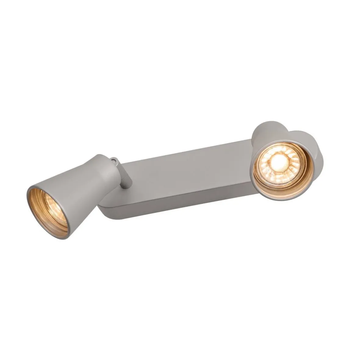 SLV No. 1000891 AVO CW Double Indoor Wand- und Deckenaufbauleuchte QPAR51 silber