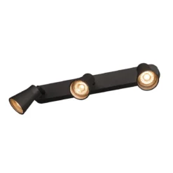 SLV No. 1000892 AVO CW Triple Indoor Wand- und Deckenaufbauleuchte QPAR51 schwarz