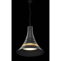 SLV No. 1001350 BATO 45 PD LED Indoor Pendelleuchte schwarz messing LED 2700K