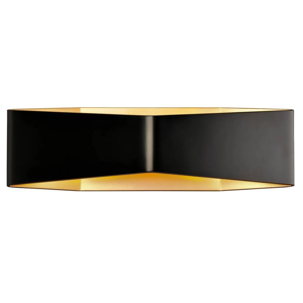SLV No. 151740 BIG CARISO LED Wandleuchte 4 schwarz messing 2x 9W LED 2700K dimmbar