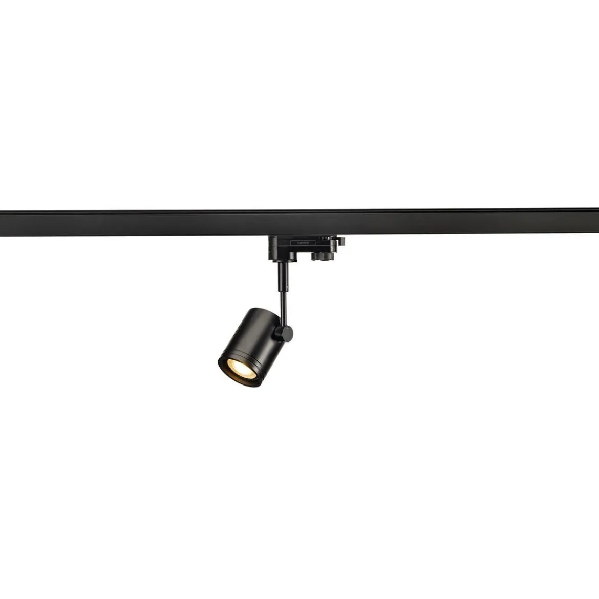 SLV No. 152240 BIMA 1 Leuchtenkopf schwarz GU10 max. 50W inklusive 3Phasen-Adapter
