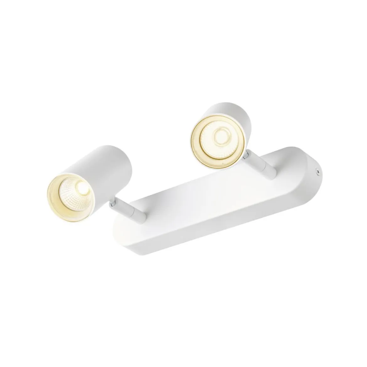 SLV 1008716 NOBLO® Wandlampe oder Deckenlampe double rund 2700K PHASE 32° weiß