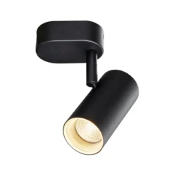 SLV 1008718 NOBLO® Wandlampe oder Deckenlampe single rund 2700K PHASE 32° schwarz