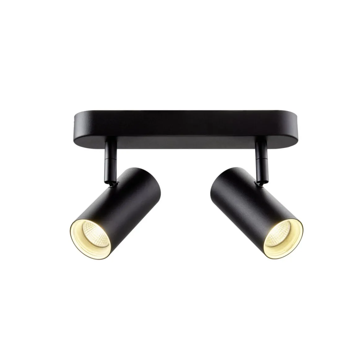 SLV 1008713 NOBLO® Wand- und Deckenaufbauleuchte double rund 3000K 12W PHASE 32° schwarz