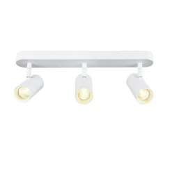 SLV 1008705 NOBLO® Wand- und Deckenaufbauleuchte triple 22W Dim-to-Warm PHASE 36° weiß