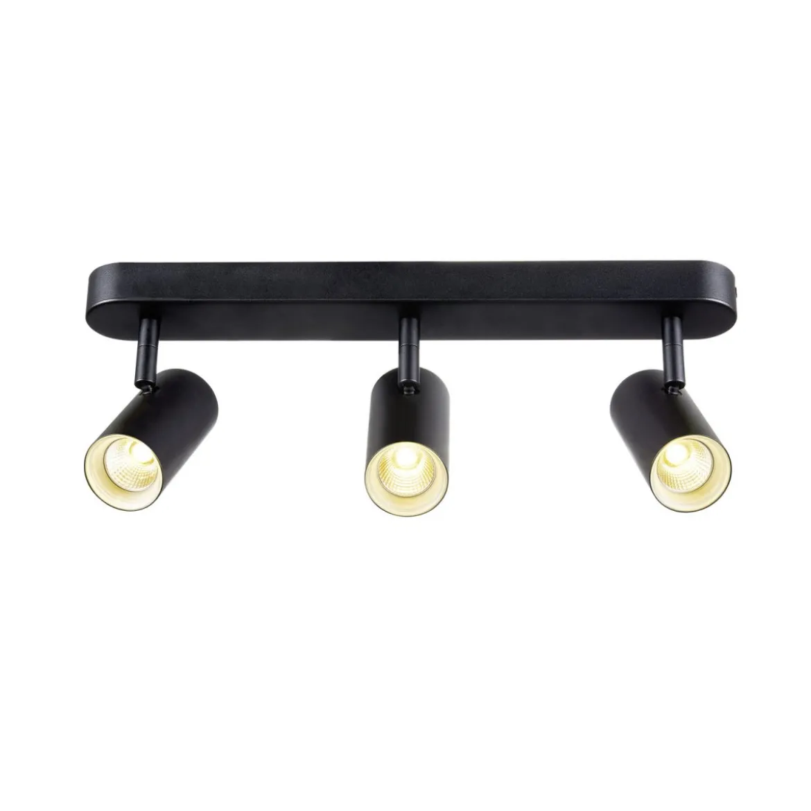 SLV 1008714 NOBLO® Wand- und Deckenaufbauleuchte triple rund 3000K 19W PHASE 32° schwarz