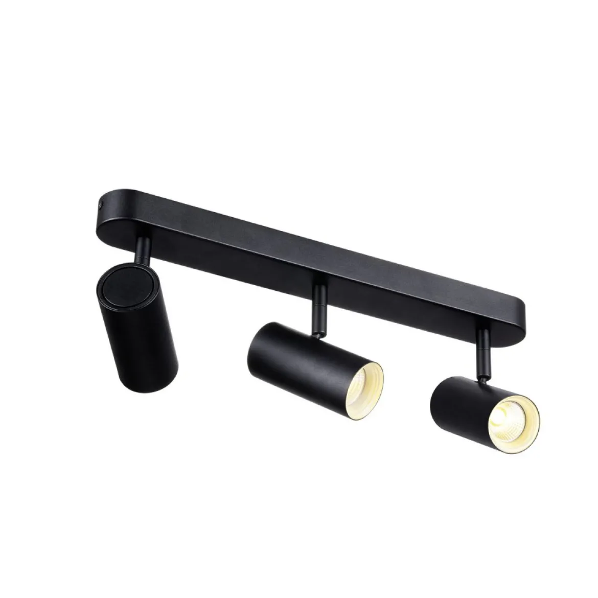 SLV 1008714 NOBLO® Wand- und Deckenaufbauleuchte triple rund 3000K 19W PHASE 32° schwarz