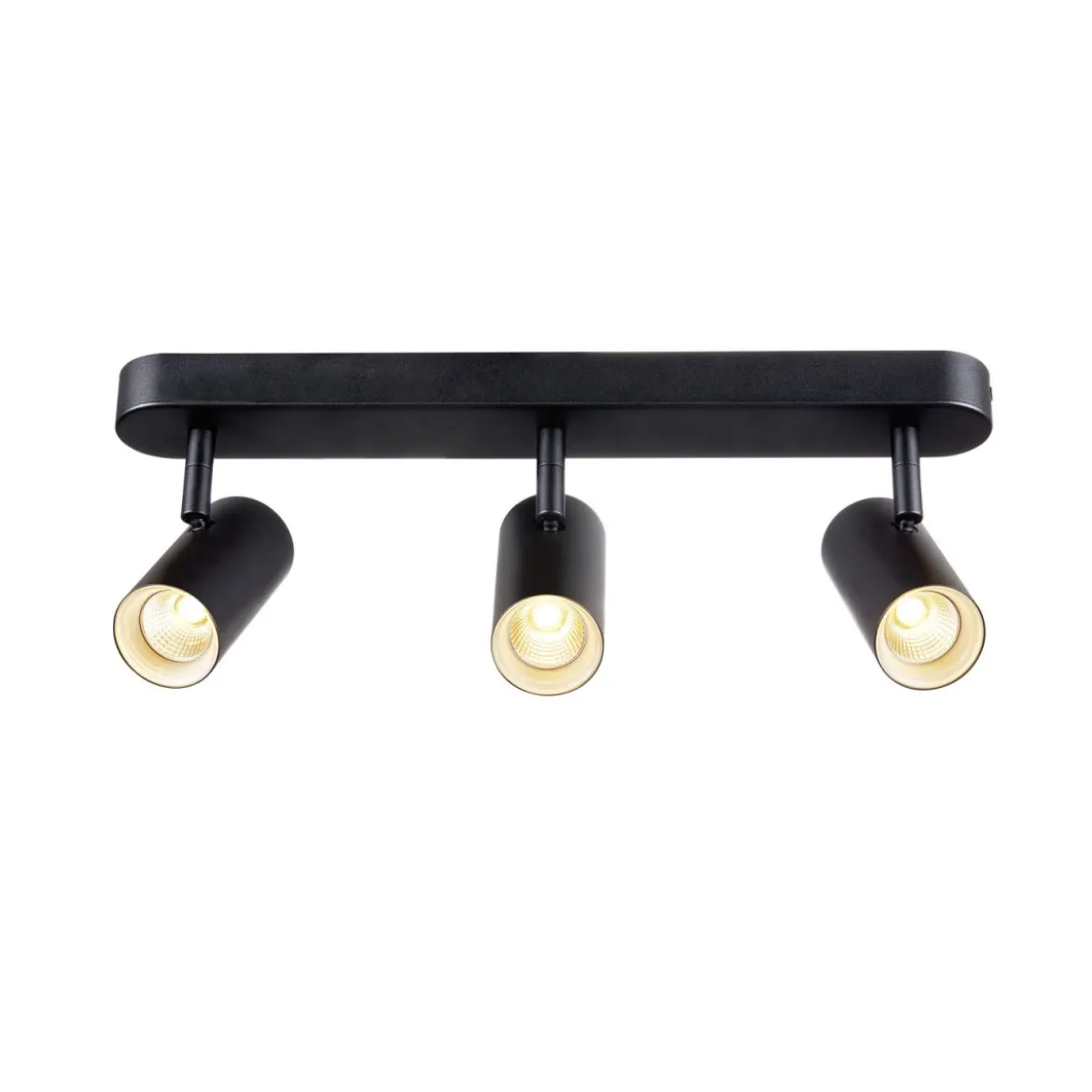 SLV 1008720 NOBLO® Wand- und Deckenaufbauleuchte triple rund 2700K 19W PHASE 32° schwarz