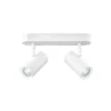 SLV 1008704 NOBLO® Wand- und Deckenaufbauleuchte double 15W Dim-to-Warm PHASE 36° weiß