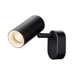 SLV 1008706 NOBLO® Wand- und Deckenaufbauleuchte single 8W Dim-to-Warm PHASE 36° schwarz
