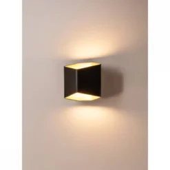 SLV No. 151710 CARISO LED Wandleuchte 2 schwarz messing 2700K dimmbar