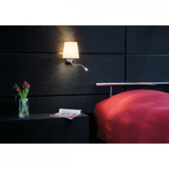 SLV No. 149452 COUPA FLEX LED Wandleuchte chrom satiniertes Glas 1xG9