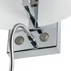 SLV No. 149452 COUPA FLEX LED Wandleuchte chrom satiniertes Glas 1xG9