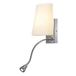 SLV No. 149452 COUPA FLEX LED Wandleuchte chrom satiniertes Glas 1xG9