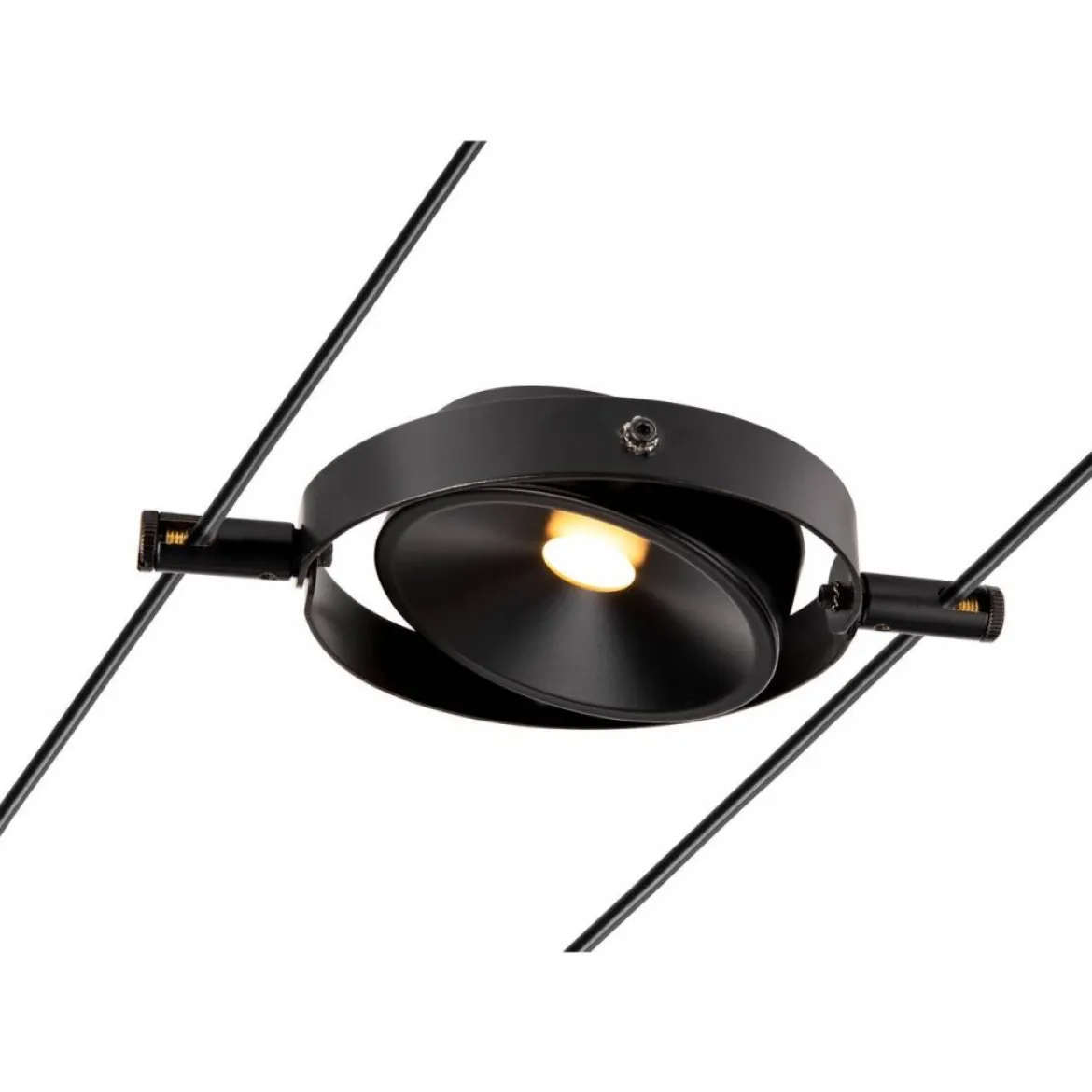 SLV No. 1002861 DURNO LED Seilleuchte für TENSEO Niedervolt-Seilsystem 2700K schwarz