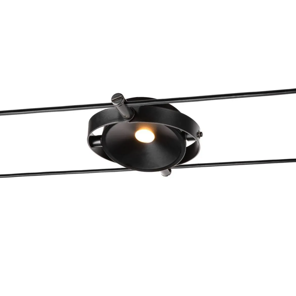 SLV No. 1002861 DURNO LED Seilleuchte für TENSEO Niedervolt-Seilsystem 2700K schwarz