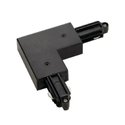 SLV No. 143050 Eckverbinder für 1-Phasen HV-Stromschiene Aufbauversion schwarz Erde aussen