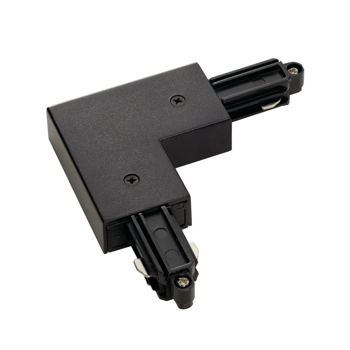 SLV No. 143050 Eckverbinder für 1-Phasen HV-Stromschiene Aufbauversion schwarz Erde aussen