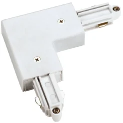 SLV No. 143051 Eckverbinder für 1-Phasen HV-Stromschiene Aufbauversion weiß Erde aussen
