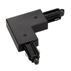 SLV No. 143060 Eckverbinder für 1-Phasen HV-Stromschiene Aufbauversion schwarz Erde innen