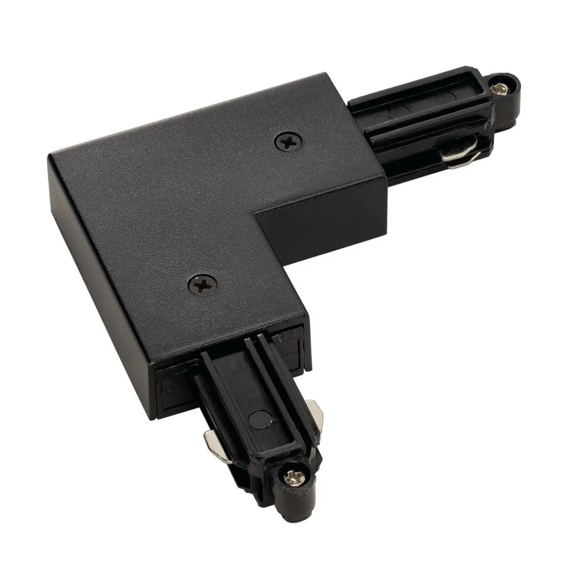 SLV No. 143060 Eckverbinder für 1-Phasen HV-Stromschiene Aufbauversion schwarz Erde innen