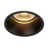 SLV No. 112910 Einbauleuchte Horn 1 QPAR51 rund mattschwarz max. 50W