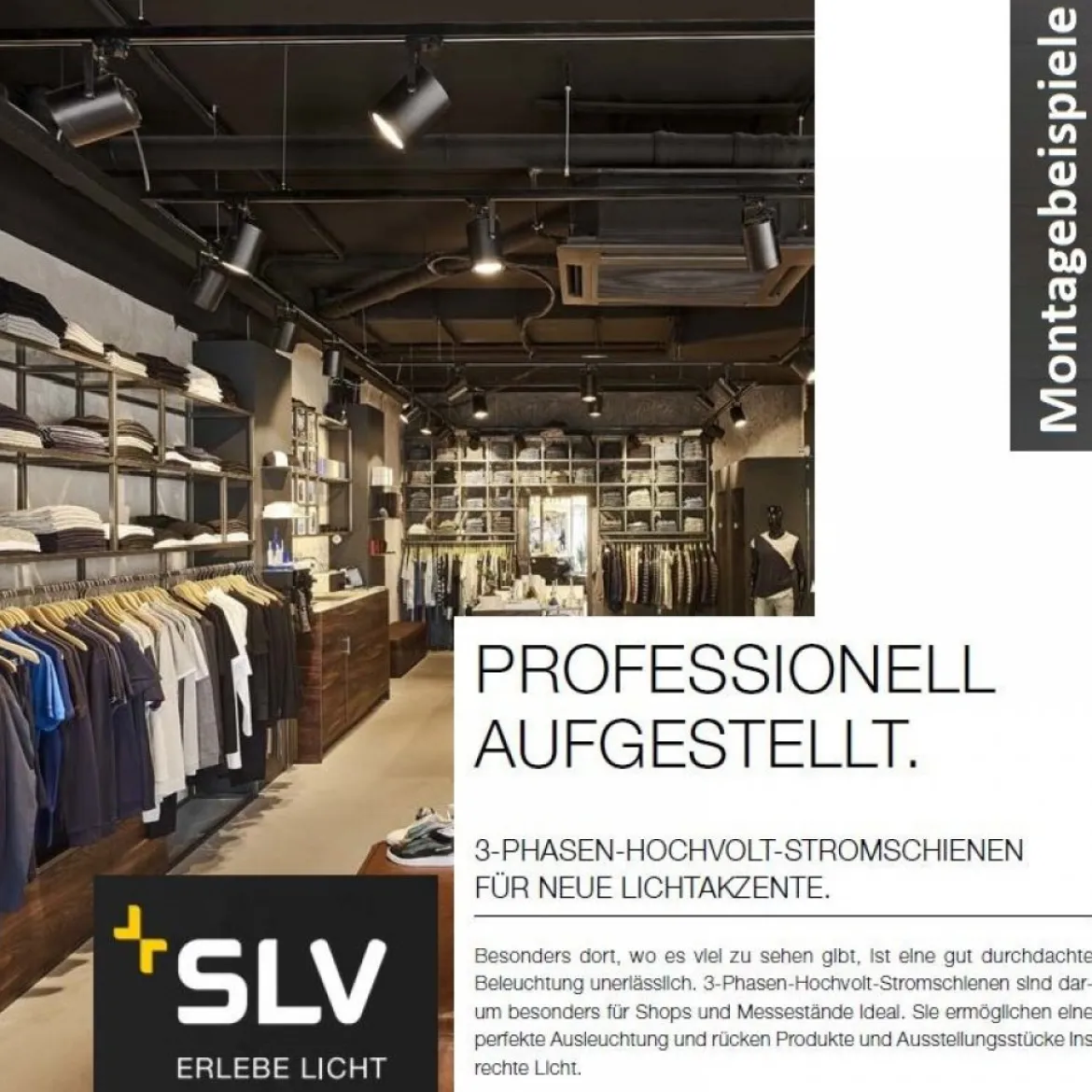 SLV No. 145720 EUTRAC Pendelabhängung für 3-Phasenstromschiene 60 cm schwarz