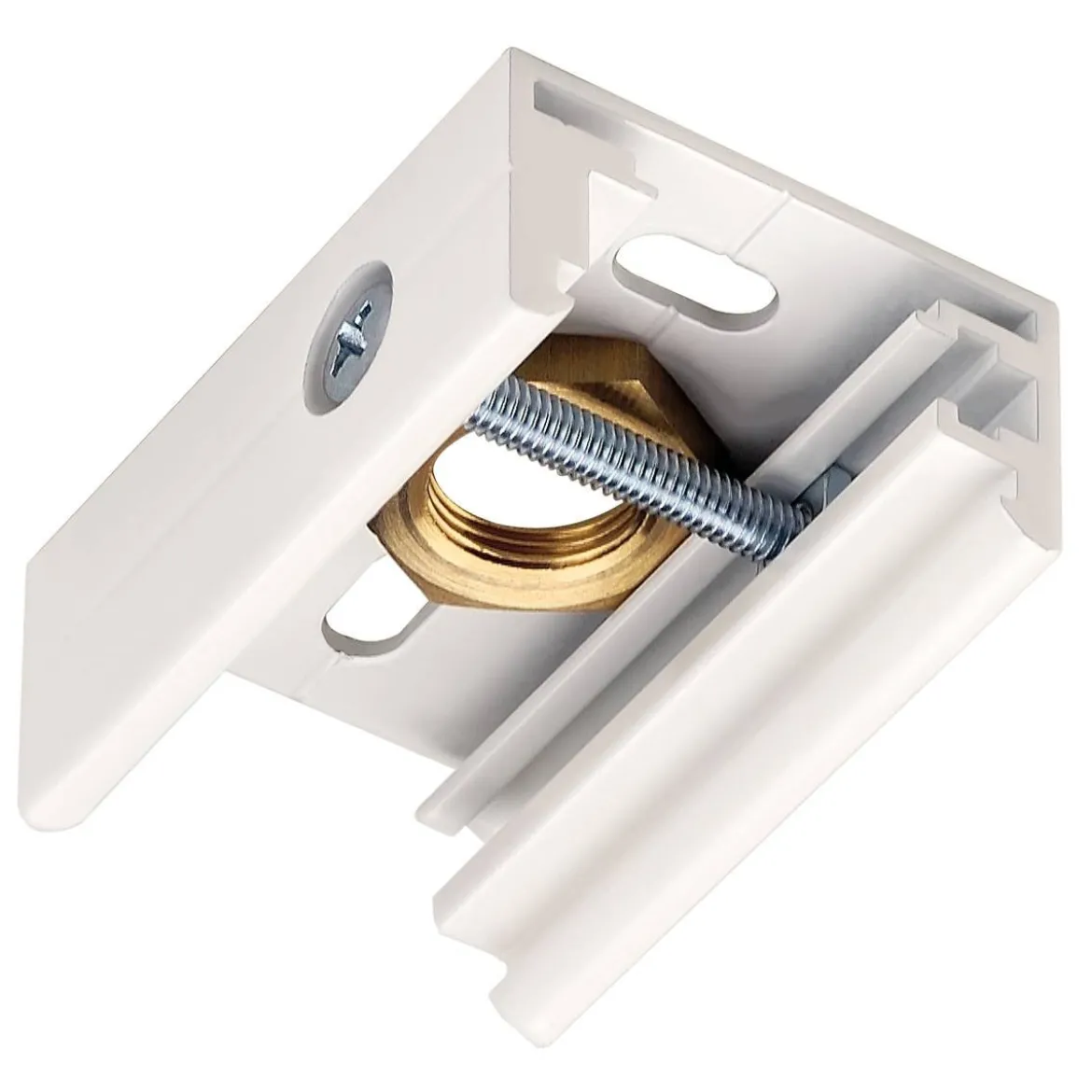 SLV No. 1001530 EUTRAC Pendelclip für 3-Phasenstromschiene verkehrsweiß