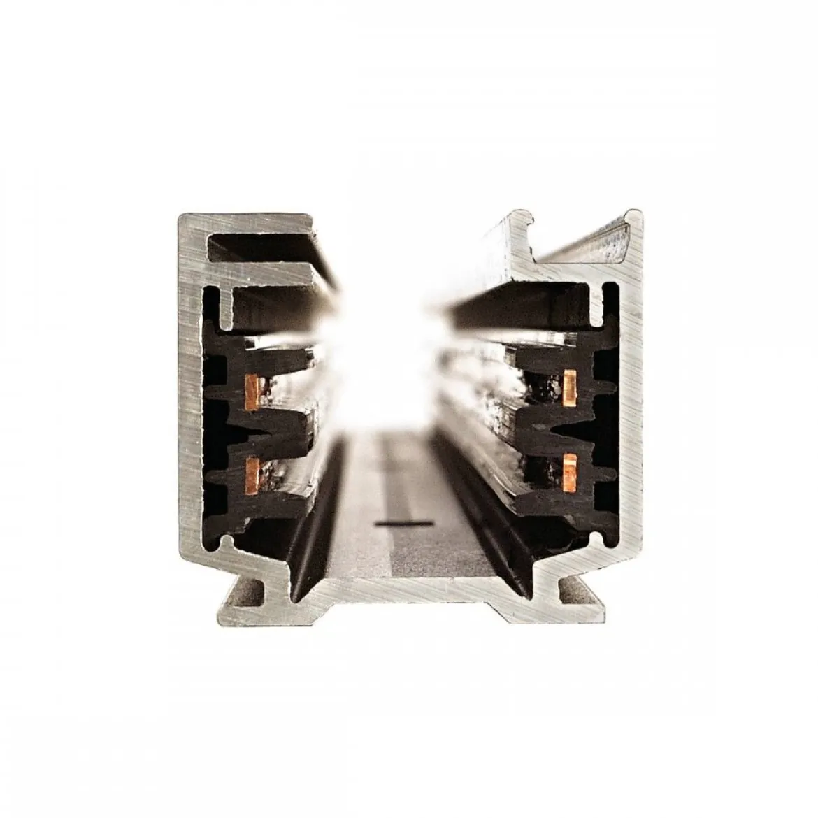 SLV No. 145100 EUTRAC 3-Phasen-Aufbauschiene 1 m schwarz