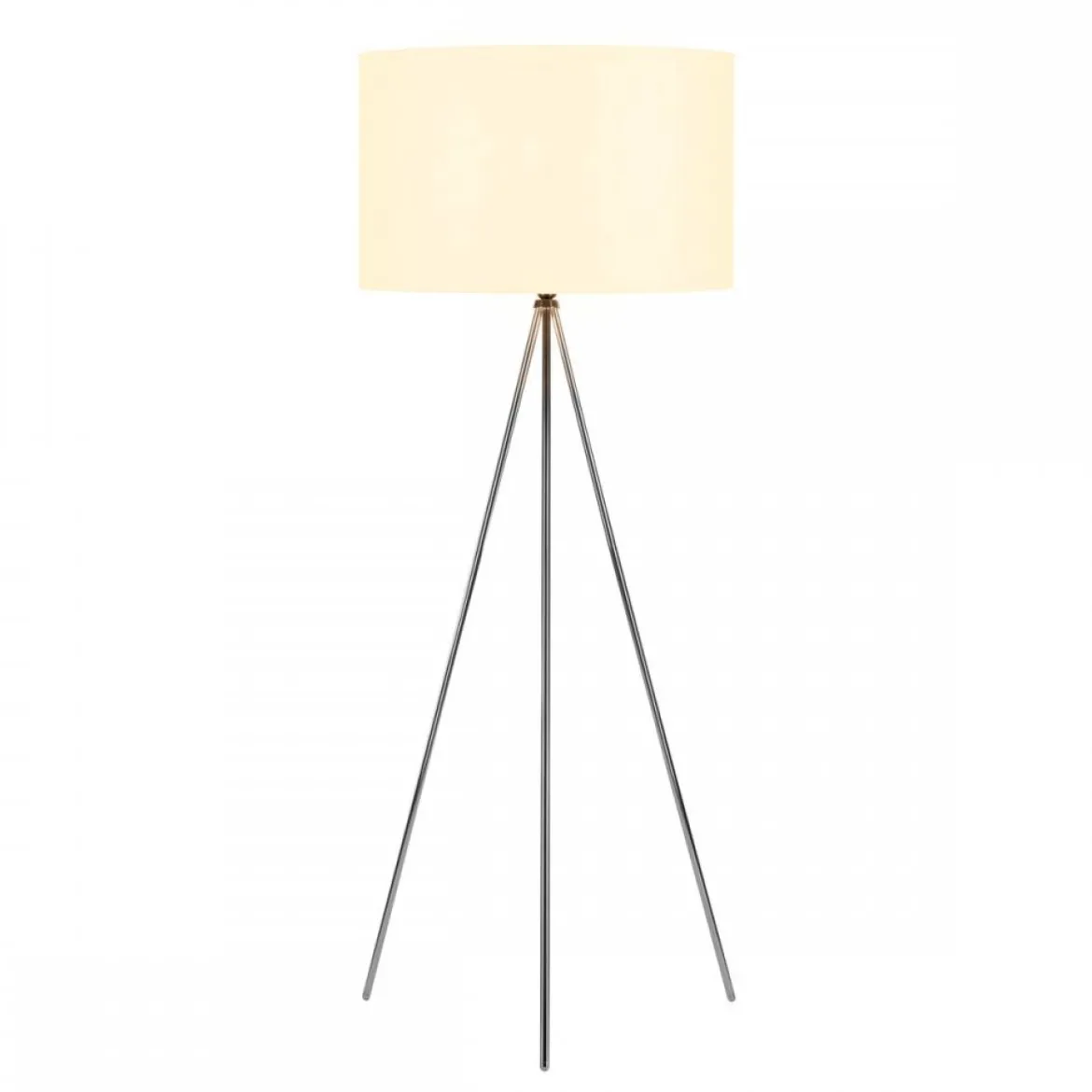SLV No. 155492 FENDA E27 Stehleuchte chrom ohne Schirm 134 cm