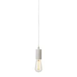 SLV No. 132691 FITU Pendelleuchte A60 rund weiß 5m Kabel mit offenem Kabelende max. 60W