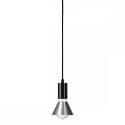SLV No. 132690 FITU Pendelleuchte A60 rund schwarz 5m Kabel mit offenem Kabelende max. 60W