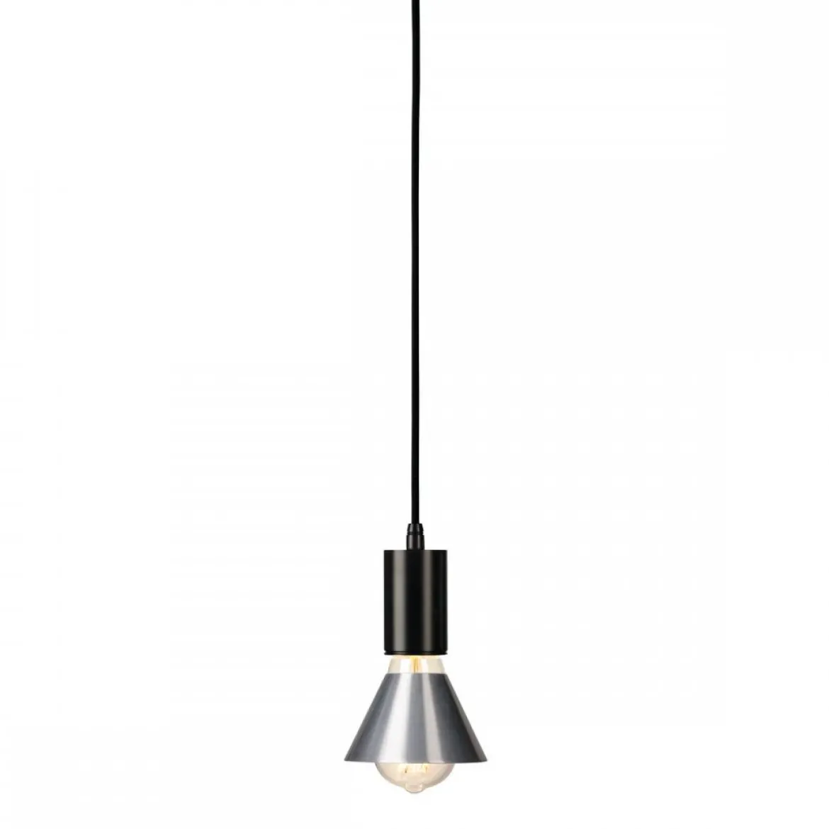 SLV No. 132690 FITU Pendelleuchte A60 rund schwarz 5m Kabel mit offenem Kabelende max. 60W