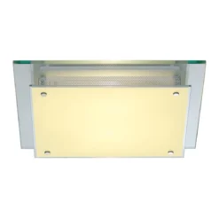 SLV No. 155180 GLASSA SQUARE E27 Deckenleuchte eckig 2xE27 max. 2x60W