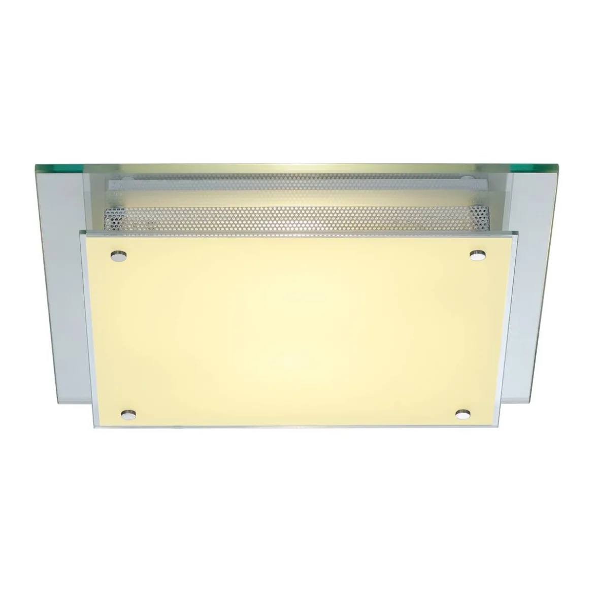 SLV No. 155180 GLASSA SQUARE E27 Deckenleuchte eckig 2xE27 max. 2x60W