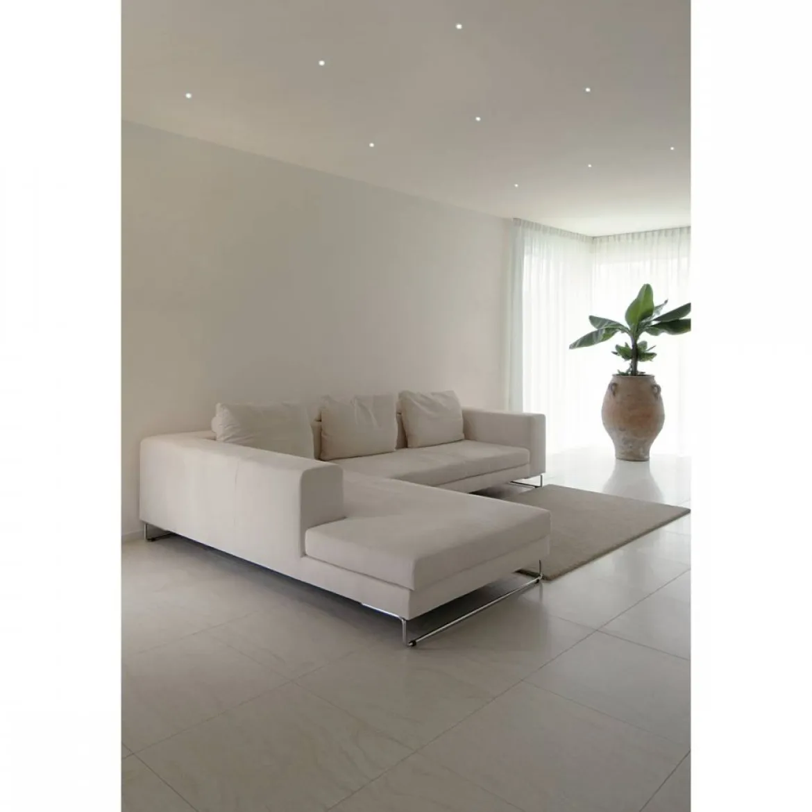 SLV No. 1000914 Horn MINI LED Deckeneinbauleuchte weiss 3000K 12°