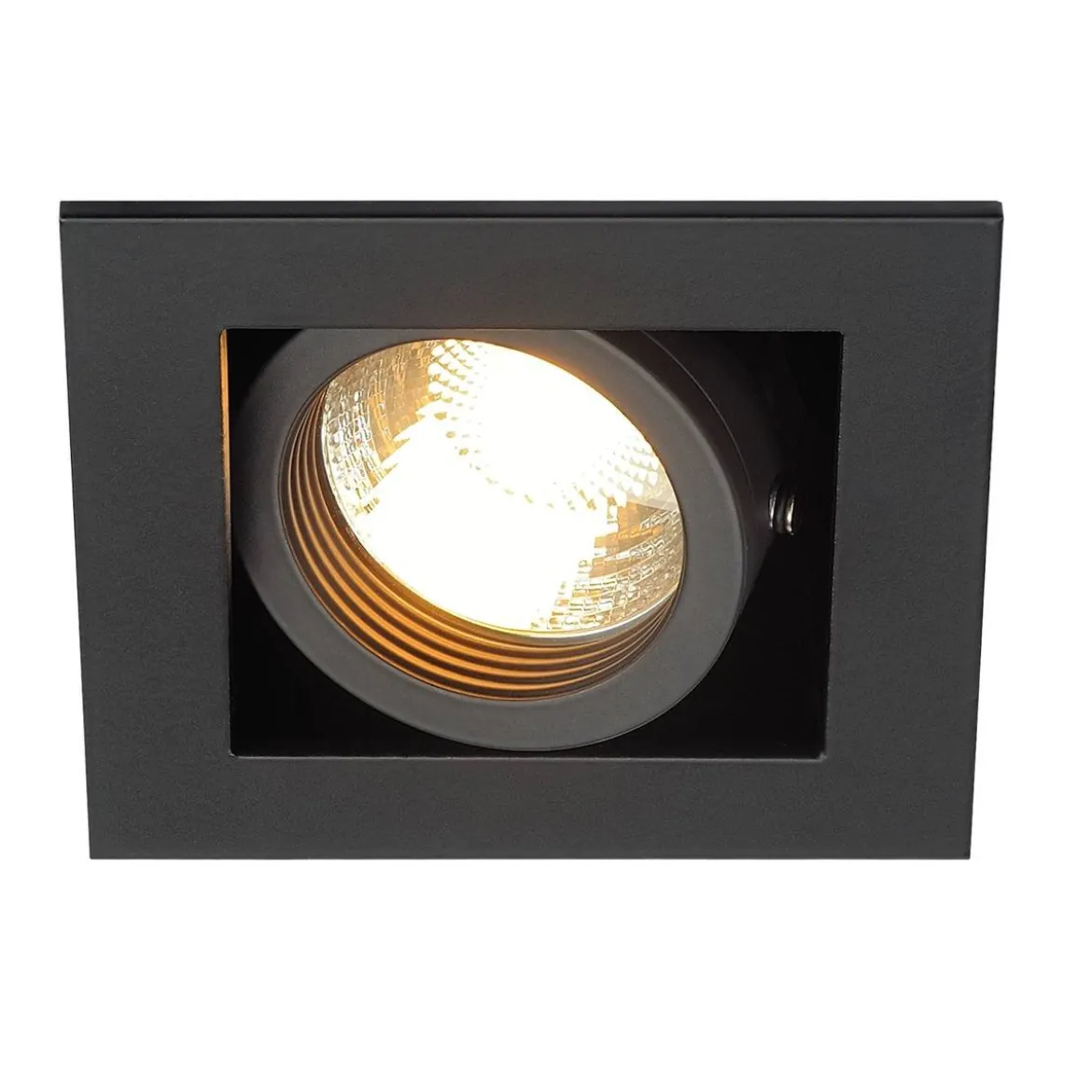 SLV No. 115510 KADUX 1 GU10 Downlight eckig mattschwarz max. 50W