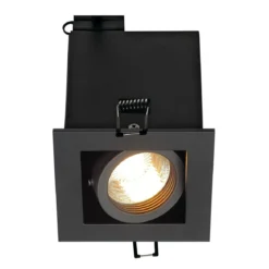 SLV No. 115510 KADUX 1 GU10 Downlight eckig mattschwarz max. 50W