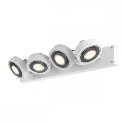 SLV No. 1002024 KALU CW Indoor Wand- und Deckenaufbauleuchte quad QPAR111 weiß 4x75W