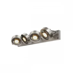 SLV No. 1002025 KALU CW Indoor Wand- und Deckenaufbauleuchte quad QPAR111 alu gebürstet 4x75W