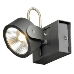 SLV No. 1000127 KALU LED 1 Wand- und Deckenleuchte schwarz 3000K 60°