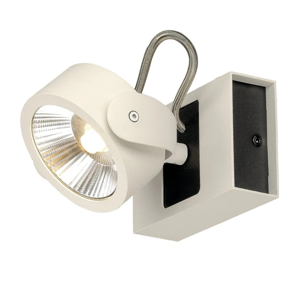 SLV No. 1000128 KALU LED 1 Wand- und Deckenleuchte weiss schwarz 3000K 60°
