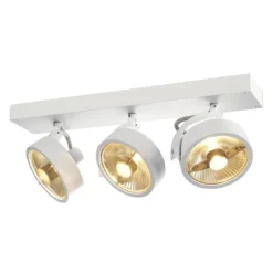 SLV No. 147321 KALU 3 QPAR111 Wand- Deckenleuchte weiss max. 75W