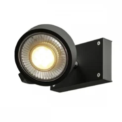 SLV No. 1000702 KALU 1 QPAR111 Wand- und Deckenleuchte schwarz max. 75W