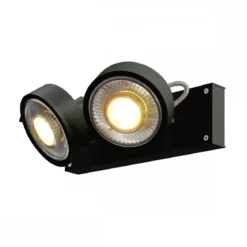 SLV No. 1000703 KALU 2 QPAR111 Wand- und Deckenleuchte schwarz max. 75W