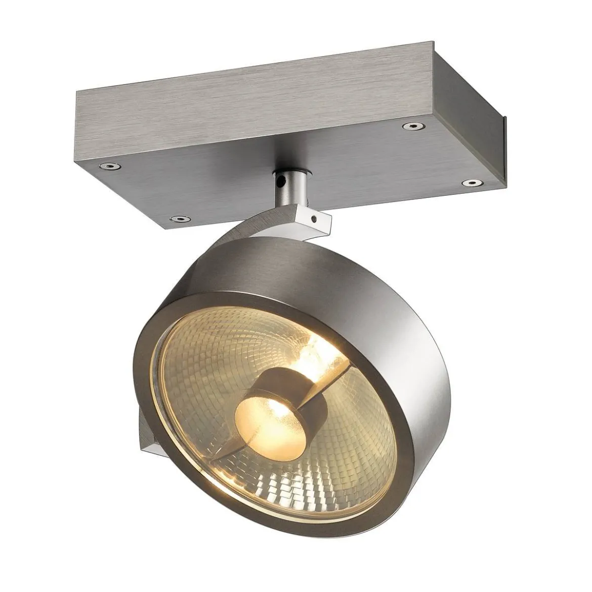 SLV No. 147306 KALU 1 QPAR111 Wand- und Deckenleuchte alu gebürstet max. 75W
